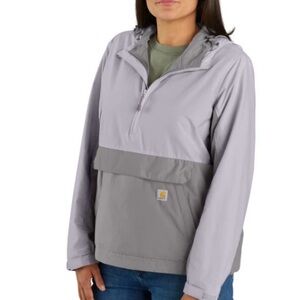 Carhartt Rain Defender Anorak 1X gray and lilac LNWOT